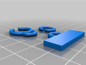 glas marcadores cadena 3d print model - Mito3D