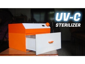 uv-c sterilizer arduino uvc uv lamp 3d print model - Mito3D