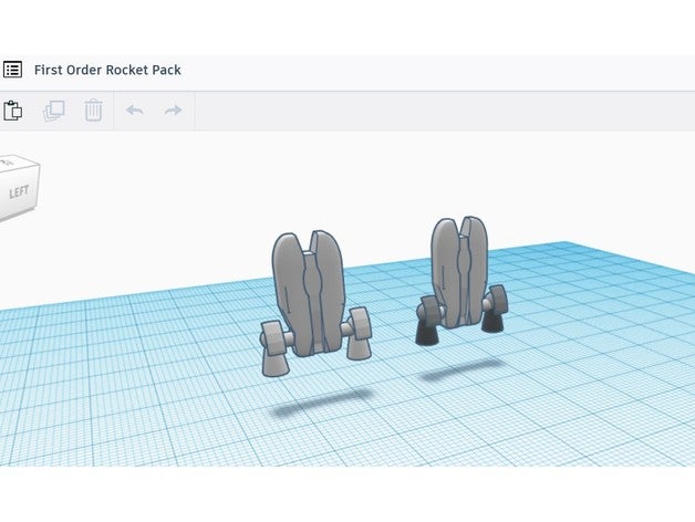 orden cohete paquete frente batalla 2 clon soldado imperial república estrella guerras 3D print model - Mito3D