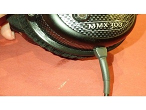 câble manche mmx 300 écouteurs beyerdynamic casque musique entrée réparation 3d print model - Mito3D