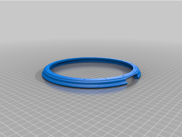 Buell x1 Farol adaptador anel 3D print model - Mito3D