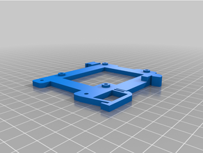 raspberry pi din mount - rounded 3d print model - Mito3D