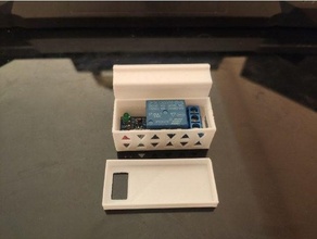 simple relay case ender 3 led strip raspberry pi rele tira 3d print model - Mito3D