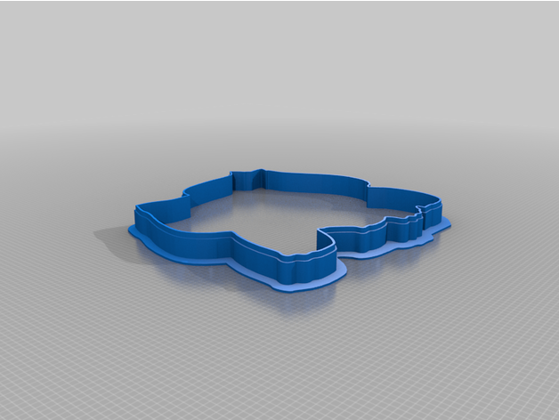 bulbasaur cookiecutter 3d cookie cutters cutter pokemon 3D print model - Mito3D
