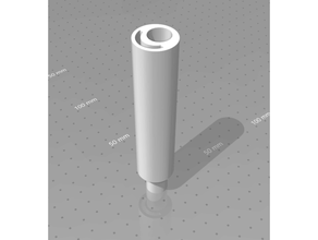 Luft Konzeption Single drosseln 3d print model - Mito3D