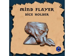 mindflayer dice holder box dnd prop dungeons dragons illithid underdark 3d print model - Mito3D