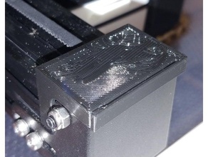 ender 3 pro axe couverture gaine profil câble agrafe picam framboise pi caméra raspicam 3d print model - Mito3D