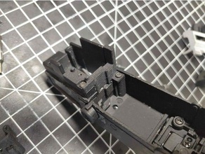 airsoft vz61 aep mag release bracket magazine 3d print model - Mito3D