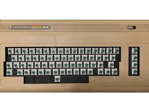 mechboard64 soporte comodoro 64 teclado mecánico 3d print model - Mito3D