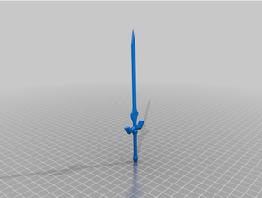 Zelda épée fixé 3d print model - Mito3D