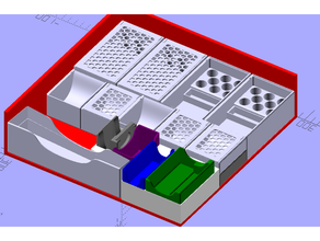 tekhenu organiser insert boardgame inserts 3d print model - Mito3D