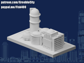 Greeblecity rafineri 3d print model - Mito3D