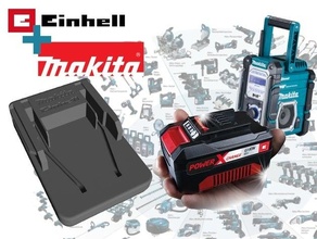 einhell makita batería adaptador 18v Akku cambio herramienta 3d print model - Mito3D
