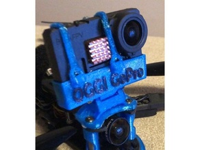 nudo telecamera gopro radiatore 16mm 25mm 3d print model - Mito3D