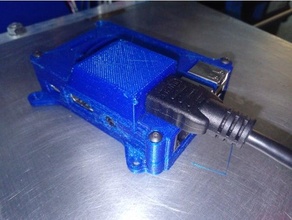 frambuesa pi cámara extensión hdmi cable 3d print model - Mito3D