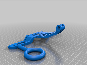 ender 3 pro bed mount gopro handle gopromount 3d print model - Mito3D