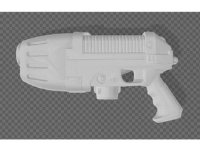 plasma pistol - cosplay scale detailed 40k 3d print model - Mito3D