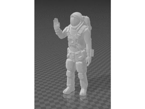 - martian man astronaut mars space 3d print model - Mito3D