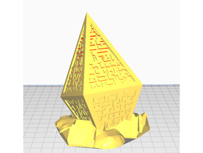 Zendikar hèdre terrain givre mtg wargaming 3d print model - Mito3D