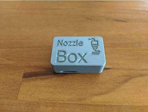 nozzle box e3d nozzles v6 prusa i3 mk3 storage 3d print model - Mito3D