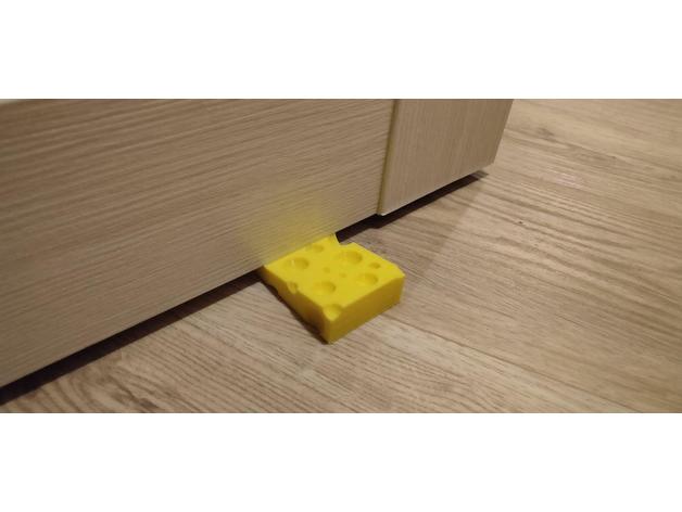 queso tope puerta 3D print model - Mito3D