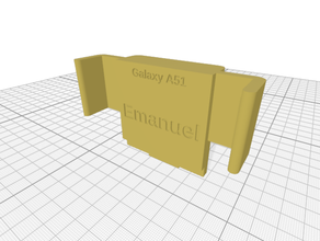 universal dock samsung galaxy a51 3d print model - Mito3D