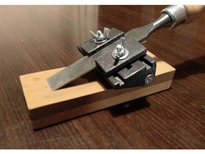 chisel sharpening jig stone 3d print model - Mito3D