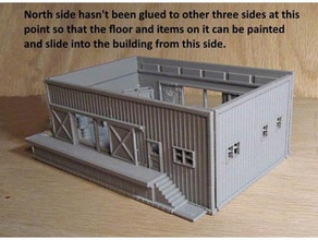 scale -- freight transfer building 3d print model - Mito3D