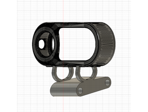 Ejderha kurbağa 3 çerçeve insta360 softmount 3d print model - Mito3D