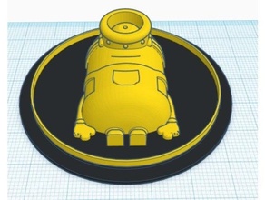 lacaio modular logotipo inserir asseclas 3d print model - Mito3D