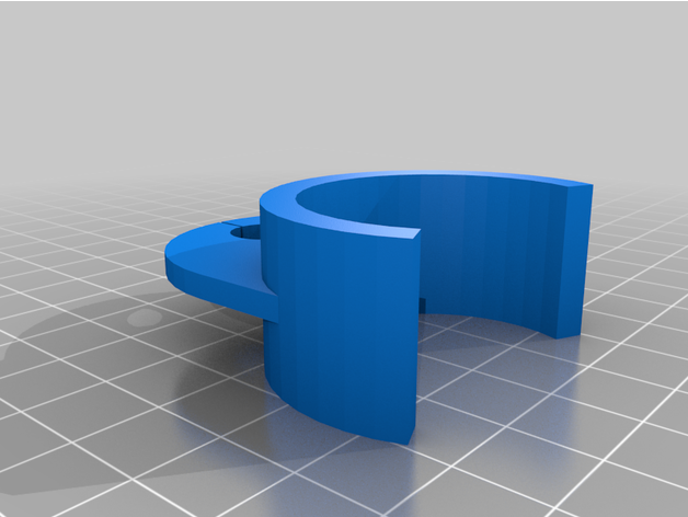 simple 35mm clip hole monitor 3D print model - Mito3D