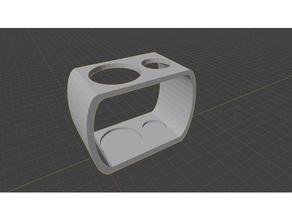 generisch elektrisch Zahnbürste Stand Halter Unterstützung 3d print model - Mito3D