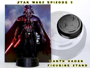 Darth Vader bölüm 5 heykelcik ayakta durmak v3 diyorama Görüntüle 3d print model - Mito3D