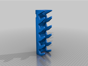 wall control mag rack 3d print model - Mito3D