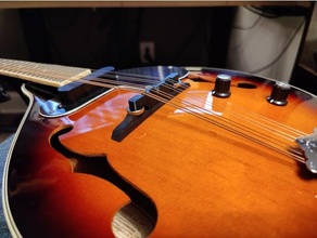 mandolin köprü müzikal enstrüman 3d print model - Mito3D