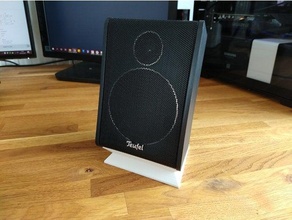 speaker stands teufel cs 25 stand 3d print model - Mito3D