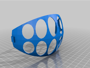 cara máscara buffer espaciador cesta 3d print model - Mito3D
