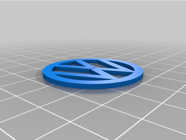 vw t4 carabela Multivan puerta altavoz cubierta carcasa funda logo 3D print model - Mito3D