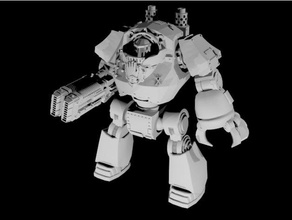 iron robot walker 3d print model - Mito3D