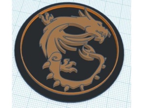 msi modüler logo eklemek Ejderha 3d print model - Mito3D