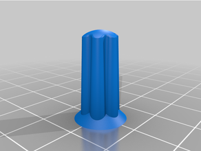rotary encoder knob d-style shaft 3d print model - Mito3D