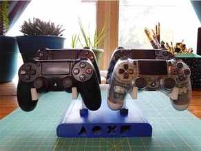 ps4 controller stand organizer playstation 4 3d print model - Mito3D