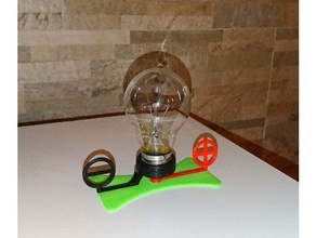 bulb holder e27 design object 3d print model - Mito3D