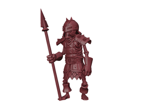kemik mızrakçı karanlık zindan kemikçi iskelet Warhammer 3d print model - Mito3D