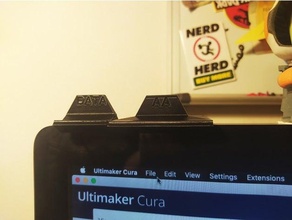 rear monitor organizers aaa battery holder aa desk organizer micro sd card usb stick 3d print model - Mito3D