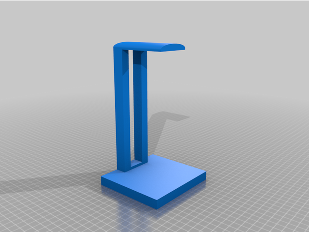 headset stand 3D print model - Mito3D