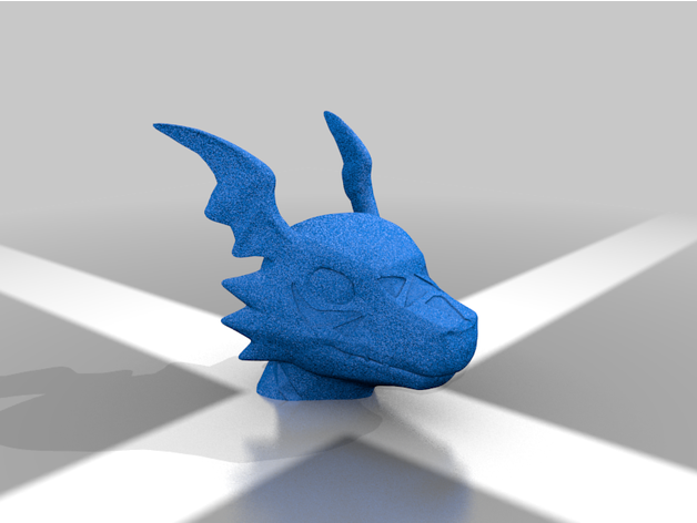 guilmon busto digimon 3D print model - Mito3D