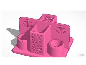 oral remix talgruenwald dual holder oral-b toothbrush 3d print model - Mito3D