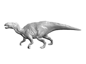 iguanodon animale dino dinosauro dinosauri giurassico parco montare preistorico 3d print model - Mito3D