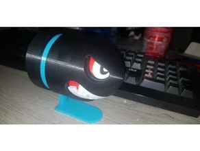 support missile mario 3d print model - Mito3D